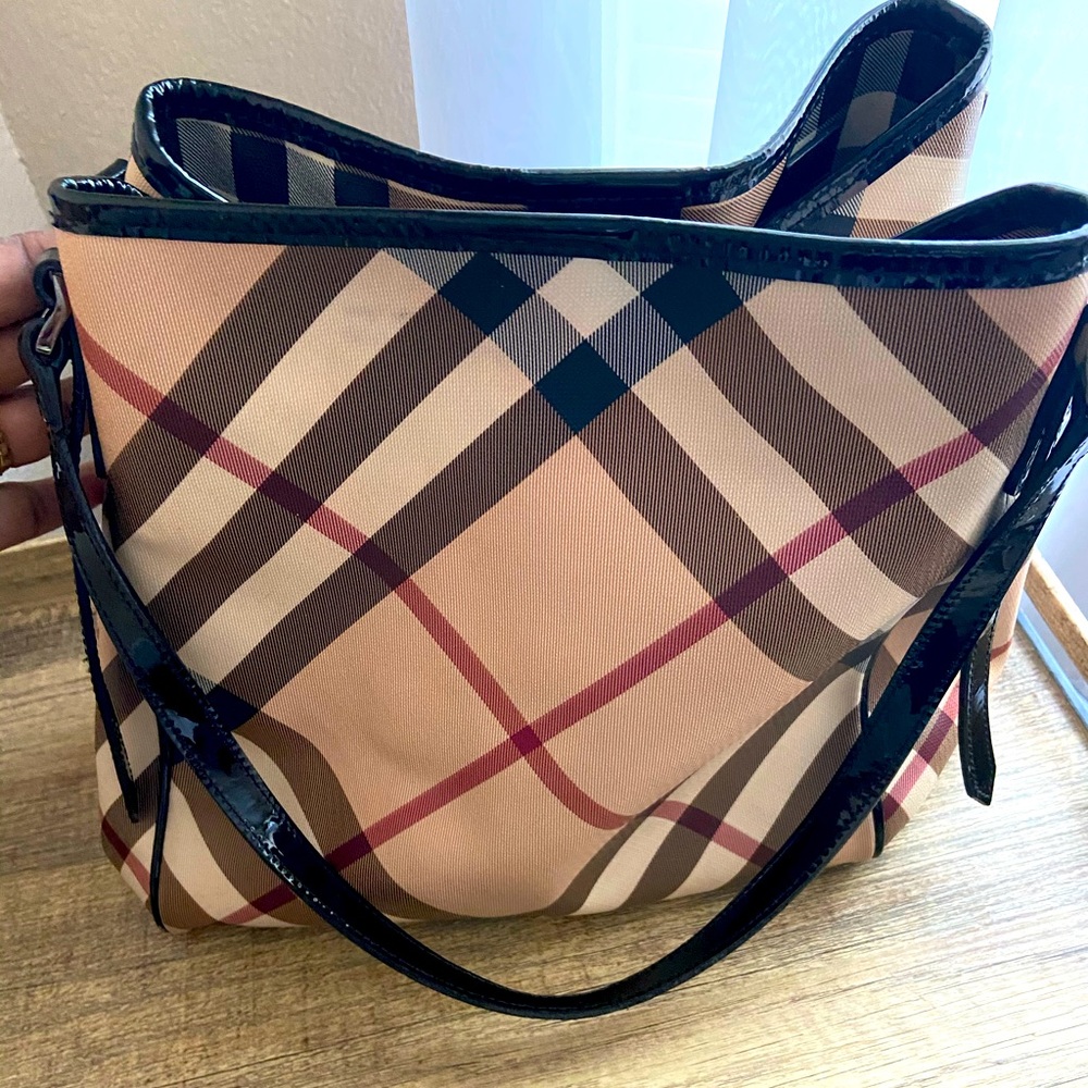 shoulder bag classic barberry print
